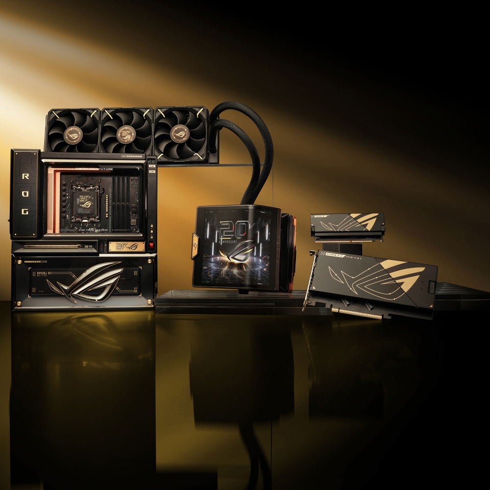 ROG 20th Anniversary Edition PC Set (ไม่รวม CPU RAM SSD)