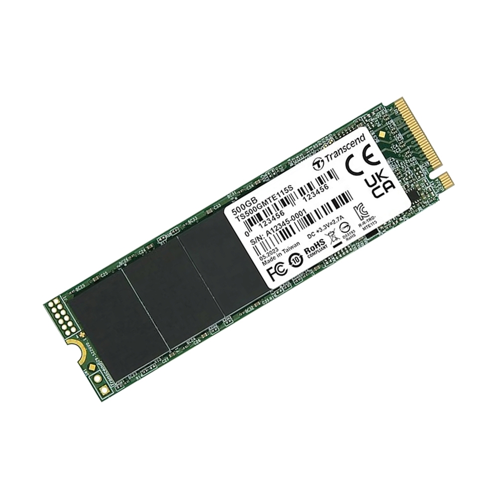 500 GB SSD M.2 PCIe 3.0 TRANSCEND (TCN-TS500GMTE115S) NVMe M.2 2280