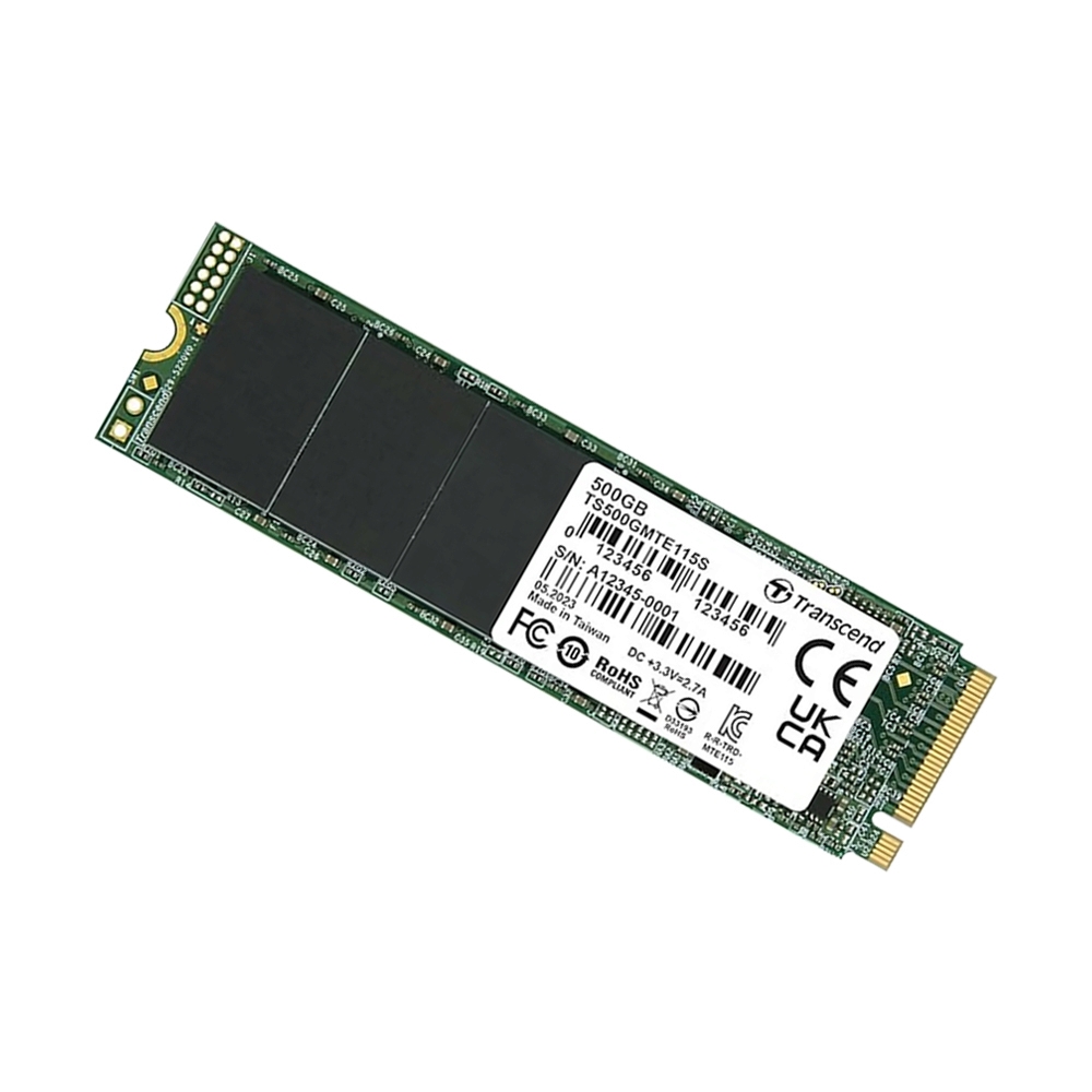 500 GB SSD M.2 PCIe 3.0 TRANSCEND (TCN-TS500GMTE115S) NVMe M.2 2280