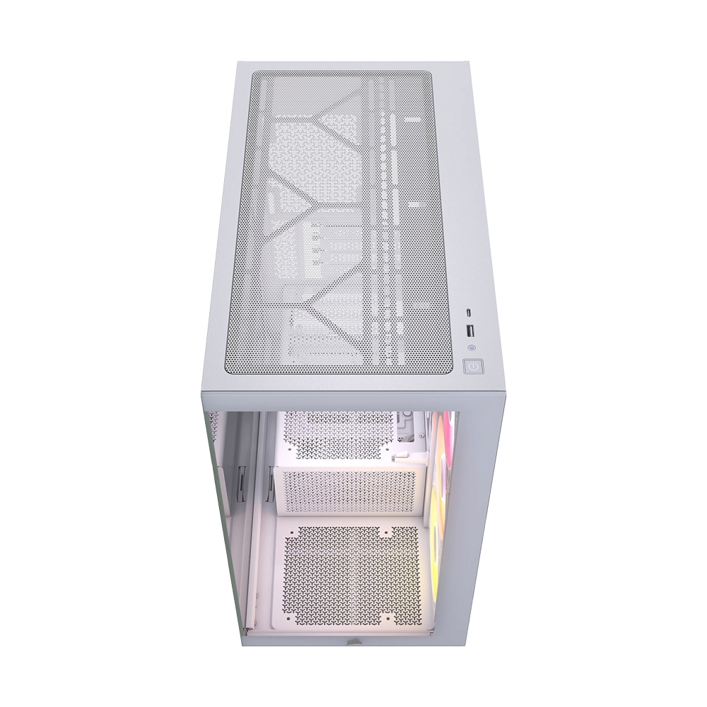 mATX CASE (NP) CORSAIR 2800X RS-R ARGB WHITE (CC-9011348-WW)