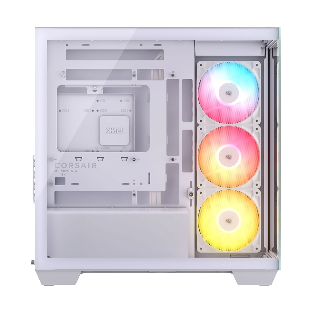 mATX CASE (NP) CORSAIR 2800X RS-R ARGB WHITE (CC-9011348-WW)