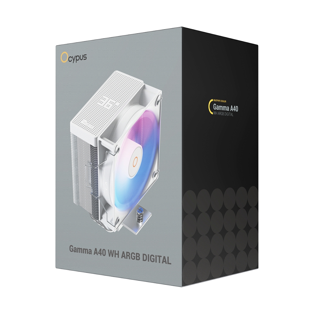 CPU COOLER OCYPUS GAMMA A40 ARGB DIGITAL WHITE