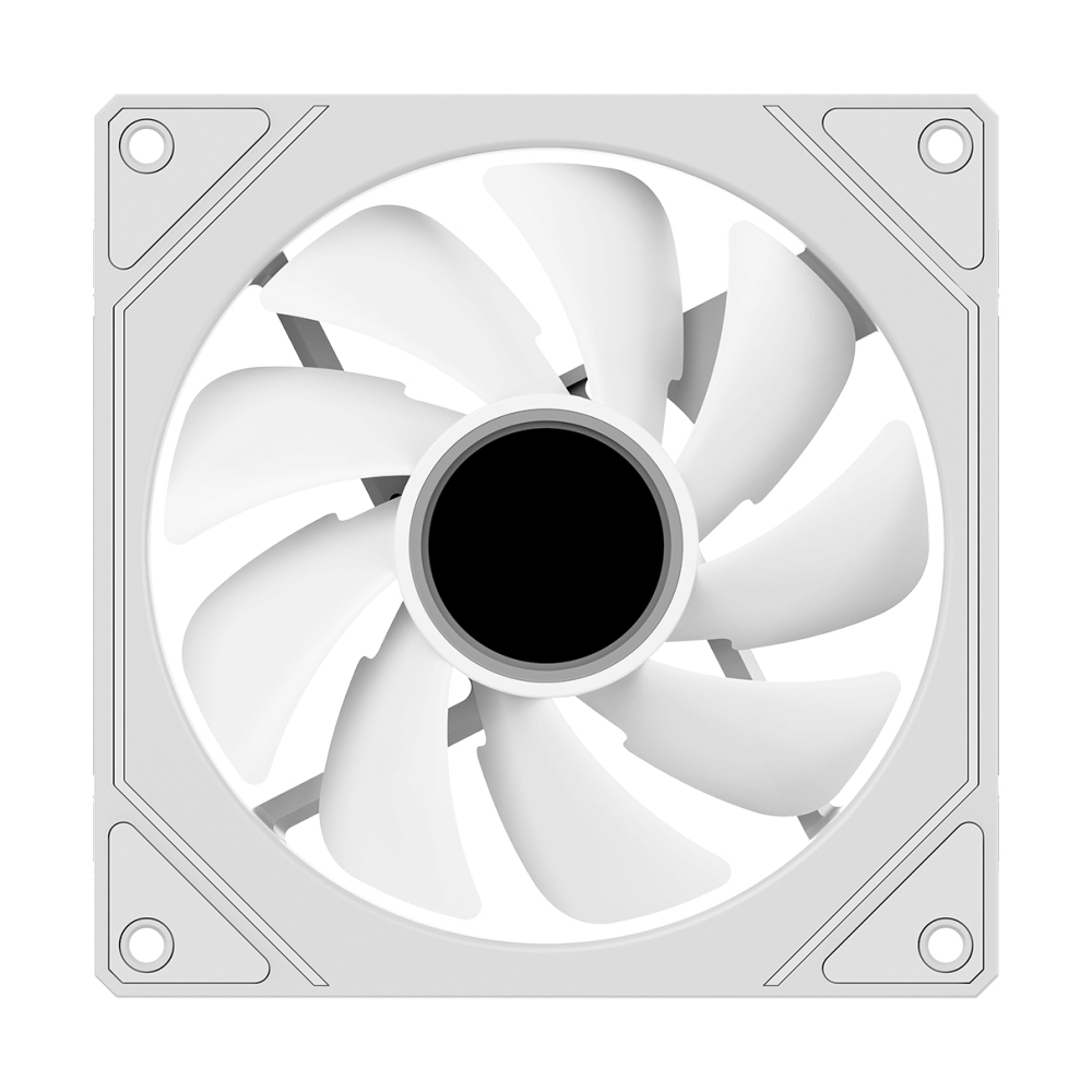 FAN CASE 12CM OCYPUS GAMMA F12 ARGB WHITE
