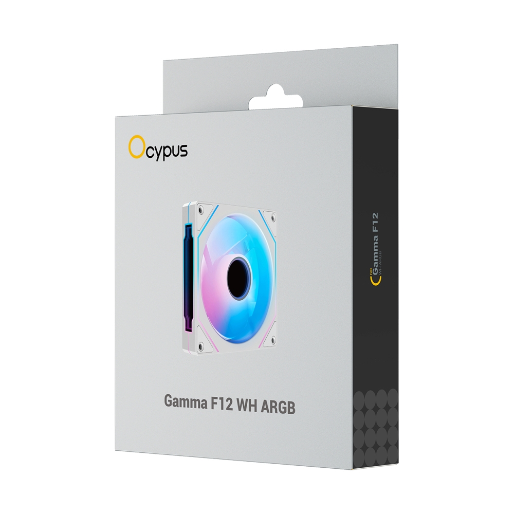 FAN CASE 12CM OCYPUS GAMMA F12 ARGB WHITE