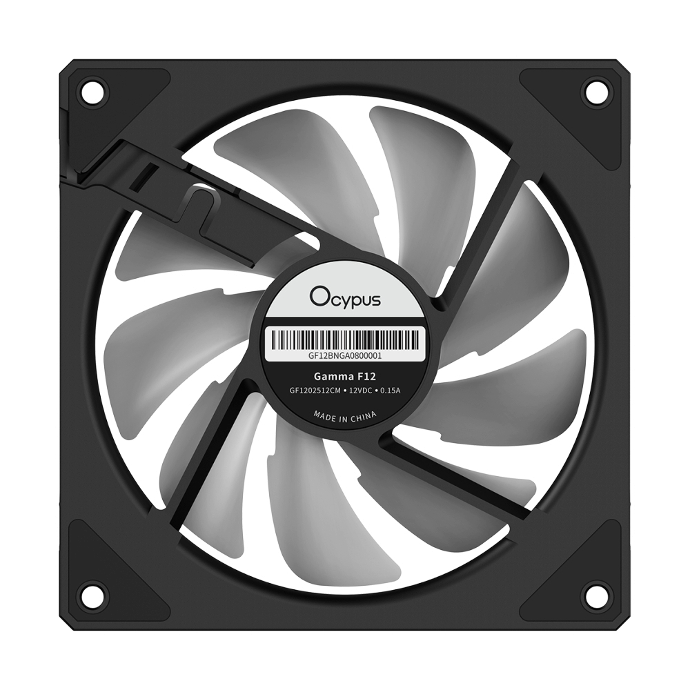 FAN CASE 12CM OCYPUS GAMMA F12 ARGB REVERSE BLADE BLACK