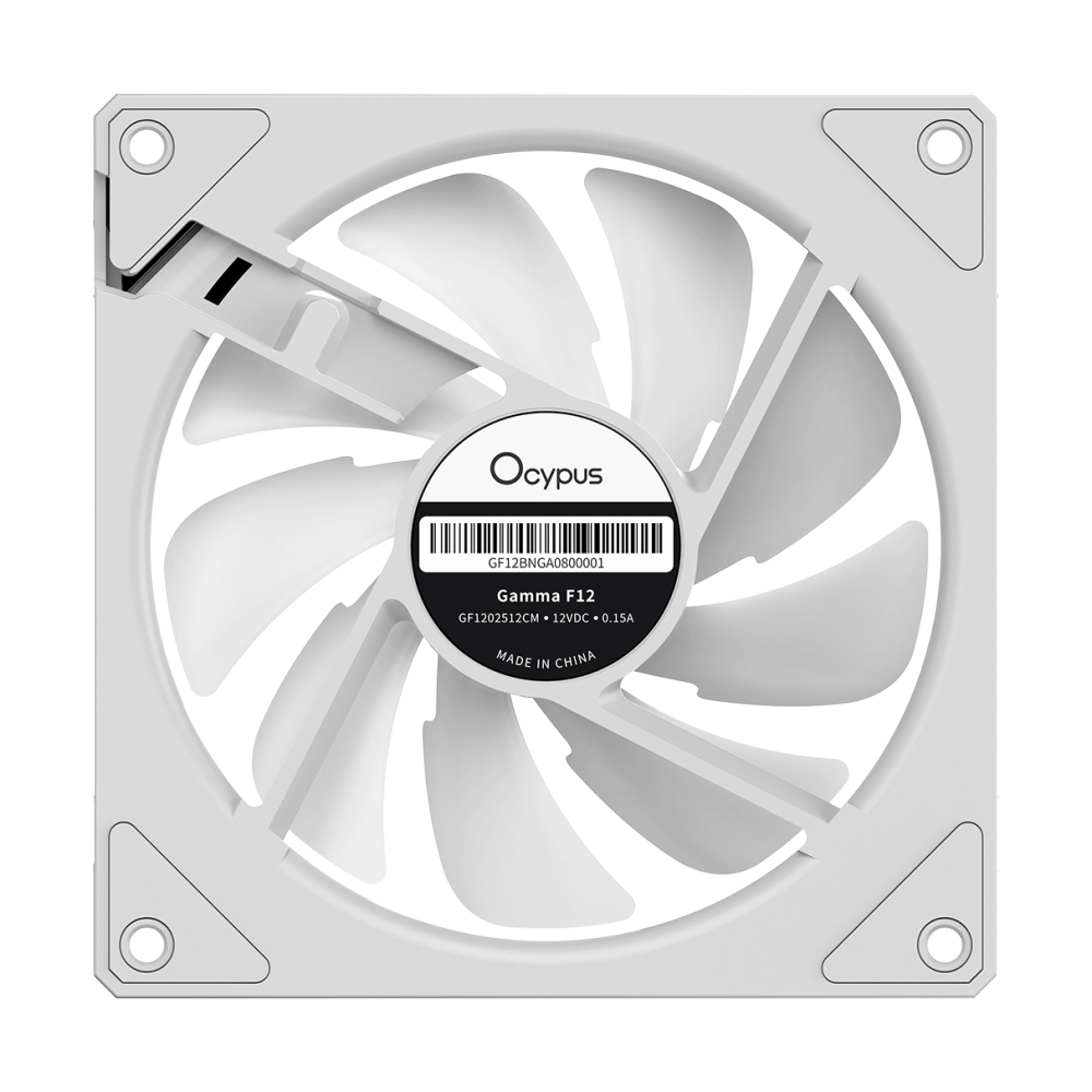 FAN CASE OCYPUS GAMMA F12 ARGB REVERSE BLADE WHITE