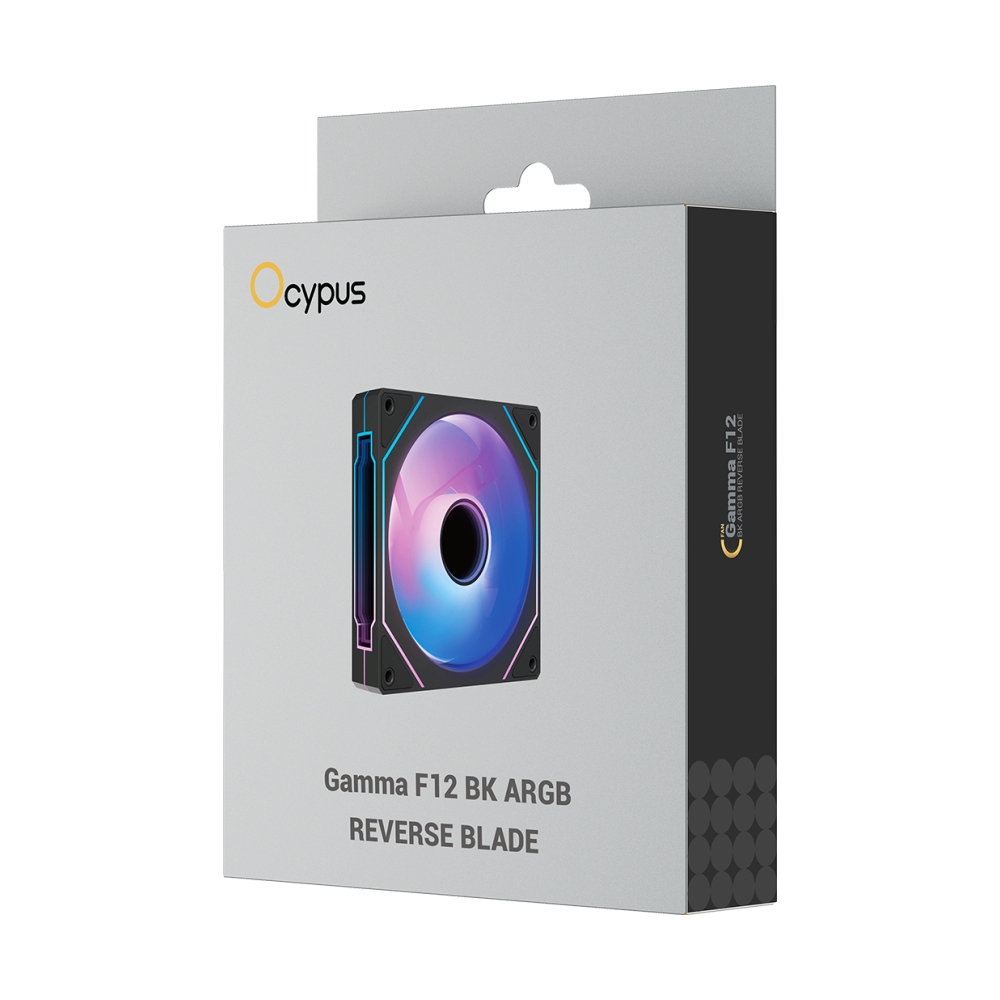 FAN CASE OCYPUS GAMMA F12 ARGB REVERSE BLADE WHITE