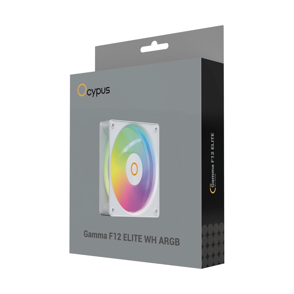 FAN CASE 12CM OCYPUS GAMMA F12 ELITE ARGB WHITE