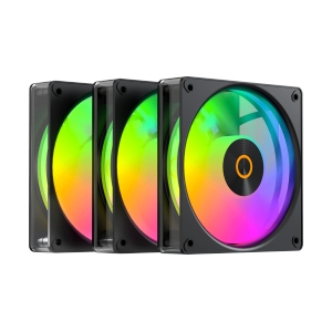 FAN CASE OCYPUS GAMMA F12 ELITE ARGB BLACK 3 FAN PACK