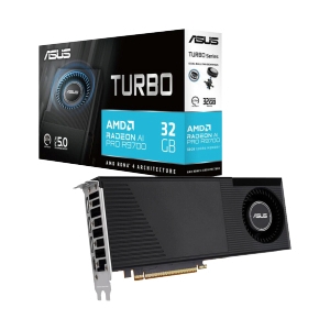 VGA ASUS RADEON AI PRO R9070 TURBO - 32GB GDDR6