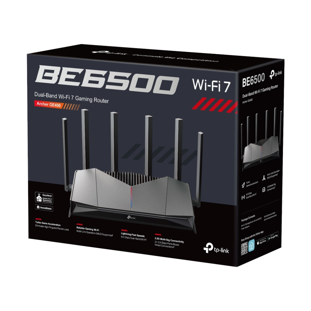 Router TP-LINK (Archer GE400) Wireless BE6500 Dual-Band WiFi7