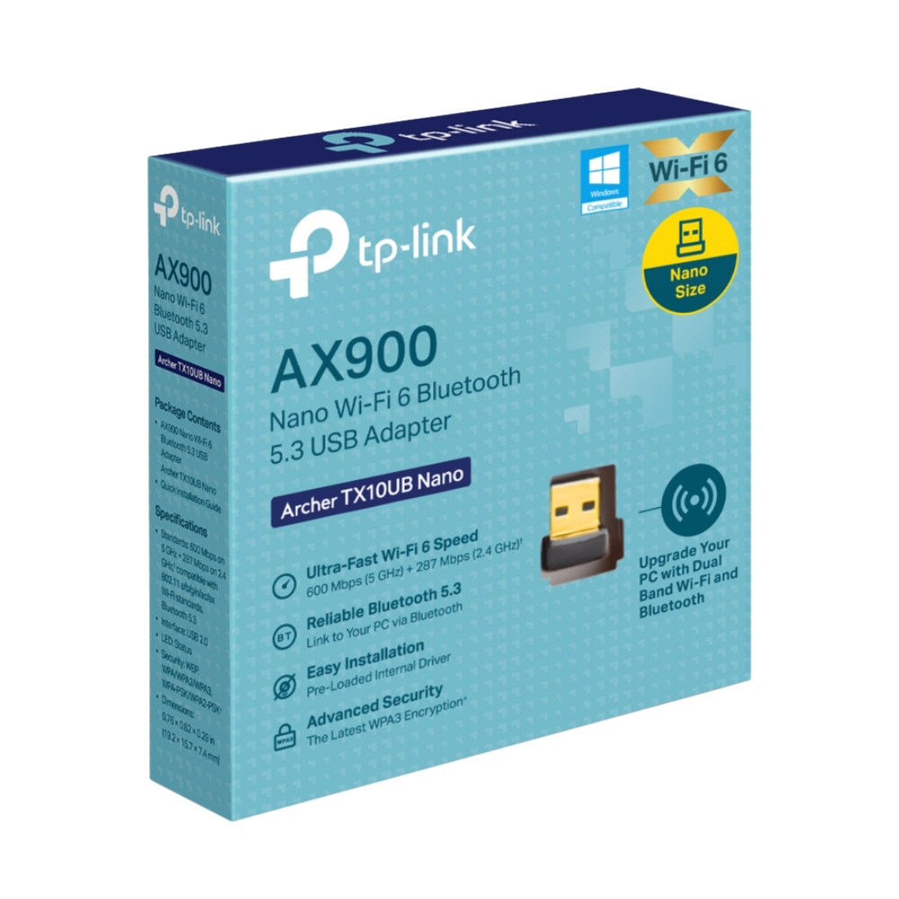 Wireless USB Adapter TP-LINK (ArcherTX10UB Nano) AX900