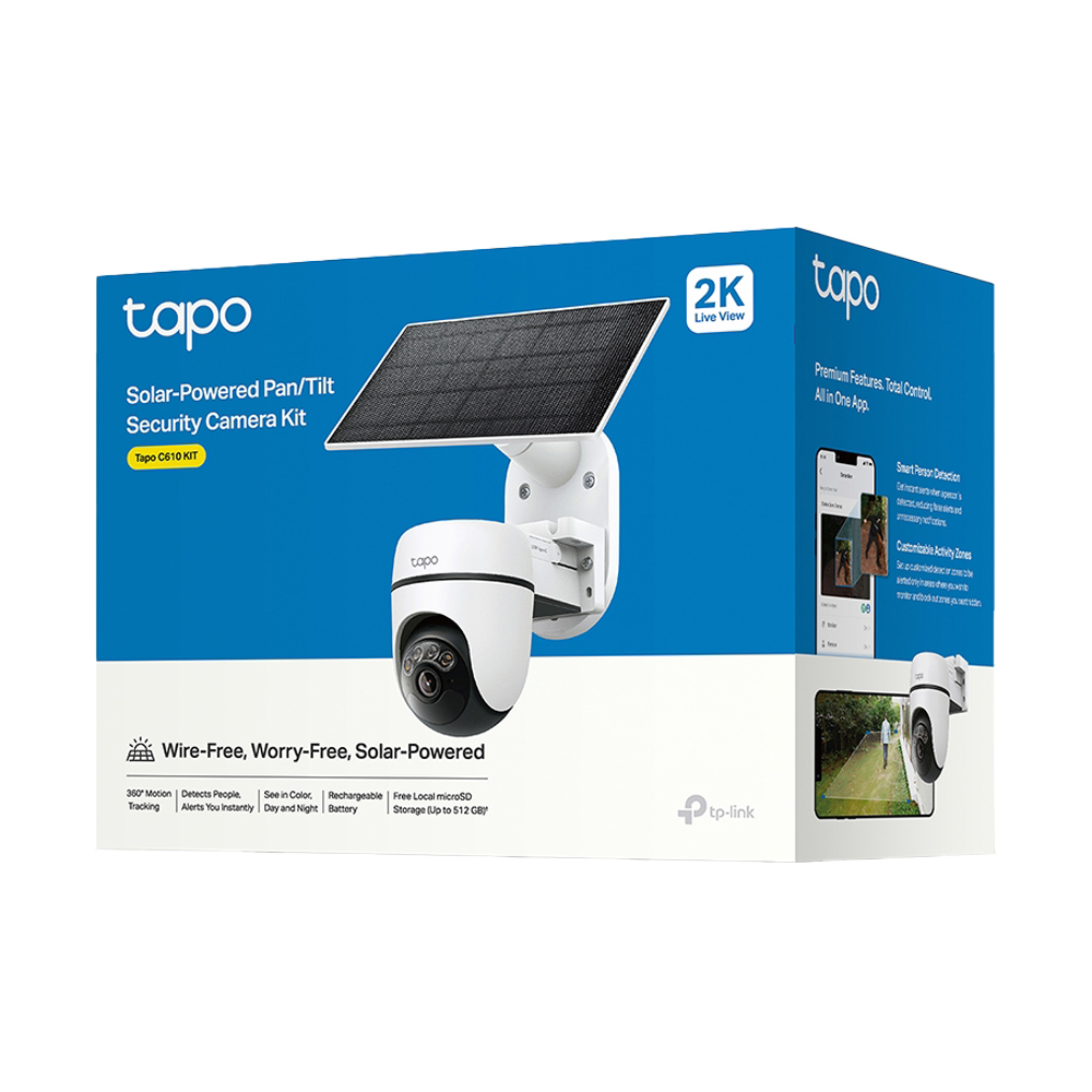 กล้องไร้สาย Smart Camera (3.0MP) TP-LINK TAPO C610 Kit
