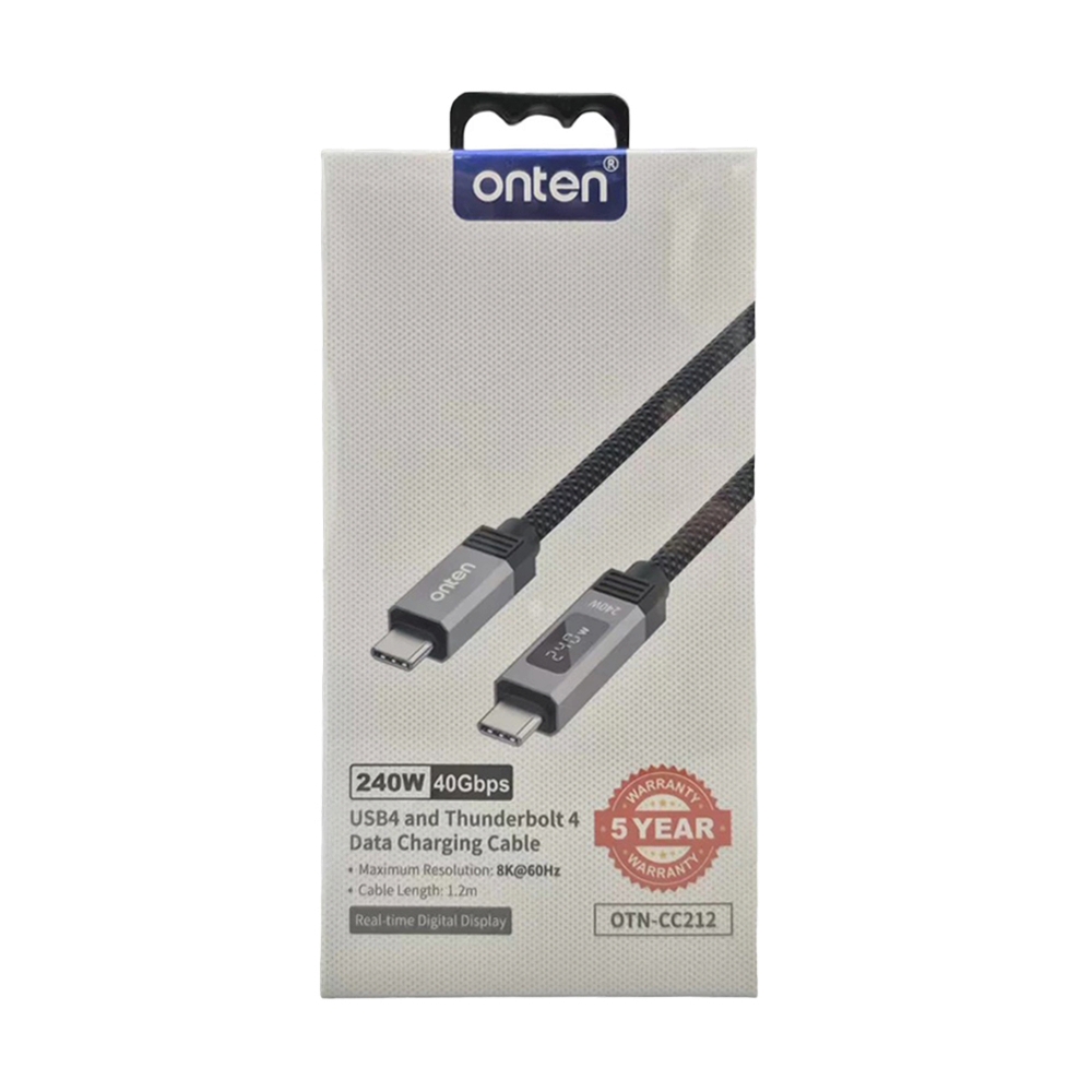 Cable Type-C TO Type-C (1.2M) ONTEN CC212