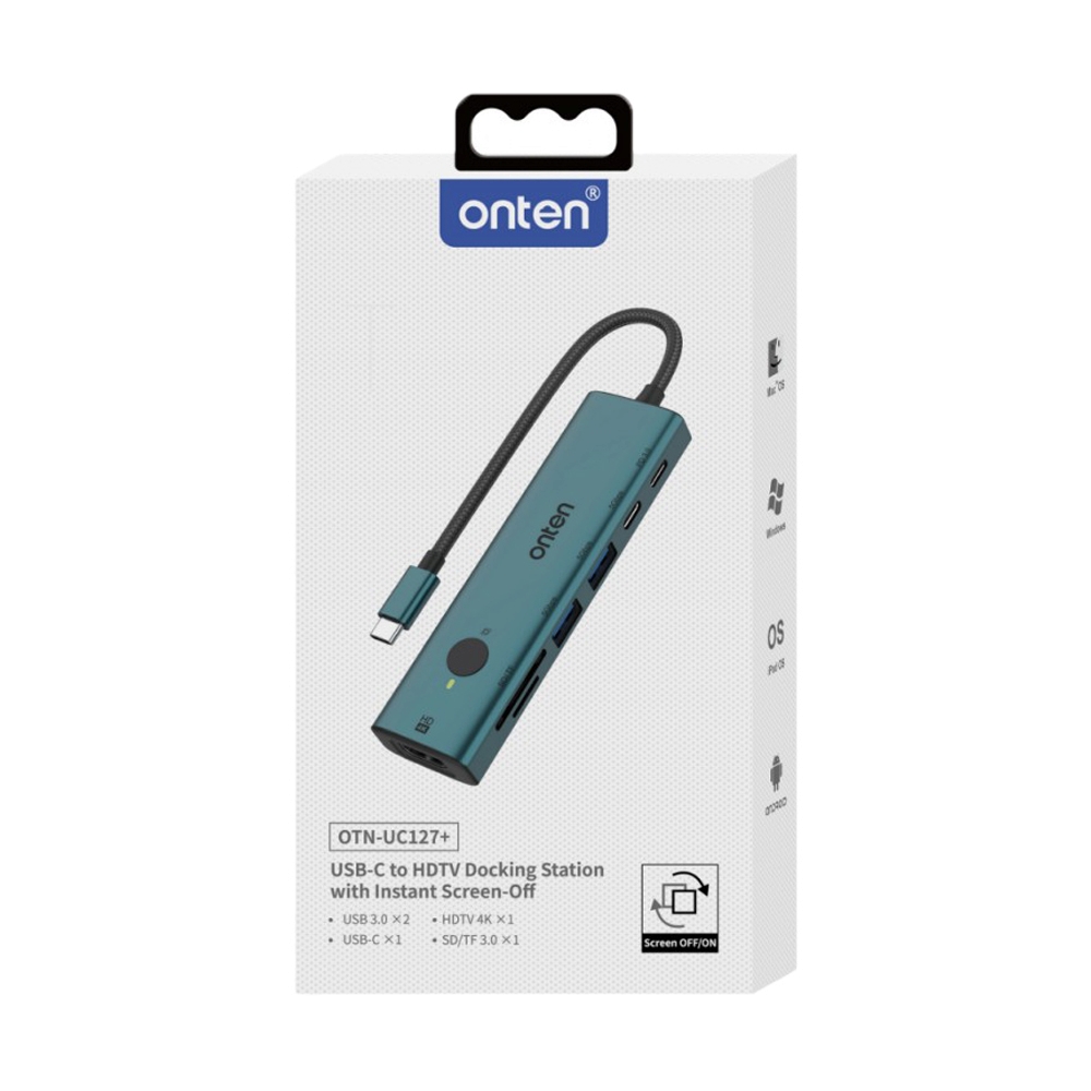Converter Type-C 7 in 1 ONTEN (UC127+)
