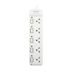 Power Bar ANITECH H2155 (5M) White