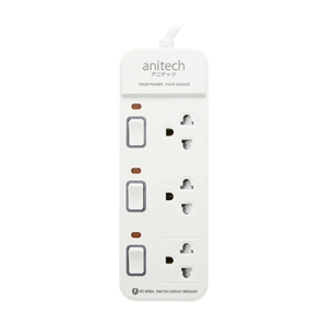 Power Bar ANITECH H2233-PRO (3M) White