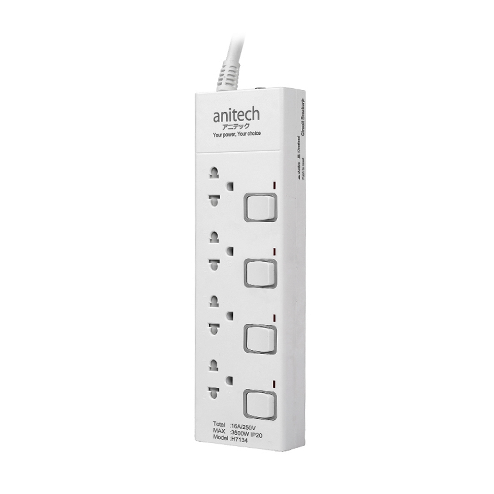 Power Bar ANITECH H7134 (3M) White