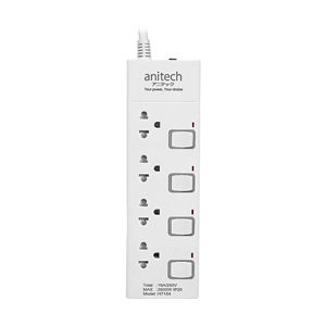 Power Bar ANITECH H7154 (5M) White