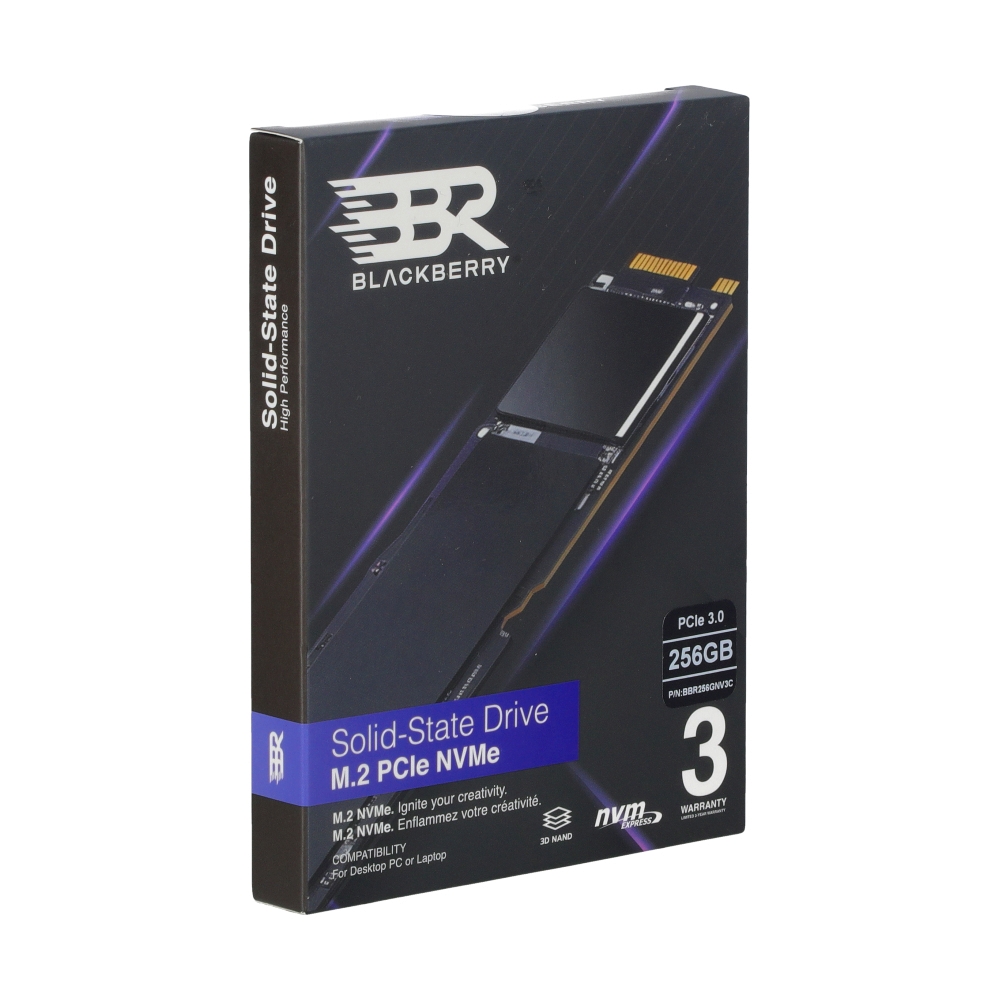 256 GB SSD M.2 PCIe 3.0 BLACKBERRY (BBR256GNV3C) NVMe M.2 2280