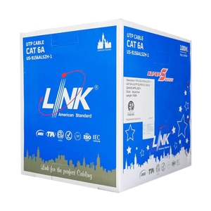 สายแลน CAT6A (100m/Box) LINK (US-9156ALSZH-1)