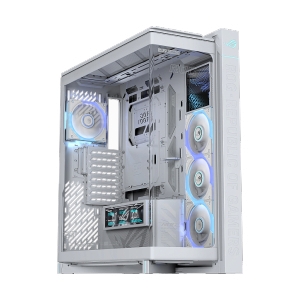 E-ATX CASE (NP) ASUS ROG CRONOX GR801 CURVE TG SCREEN ARGB WHITE