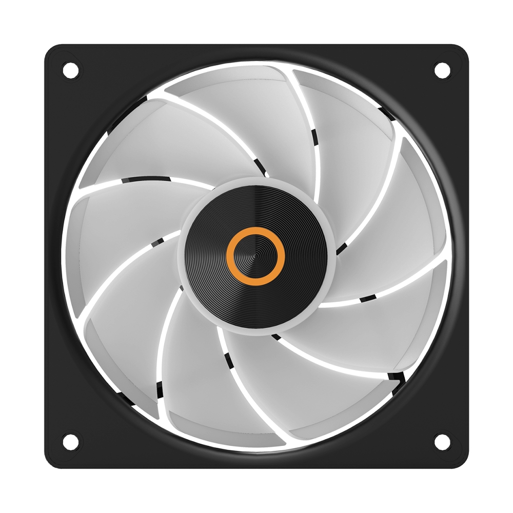 FAN CASE OCYPUS GAMMA F12 ELITE BLACK ARGB REVERSE BLADE 3 IN 1                 