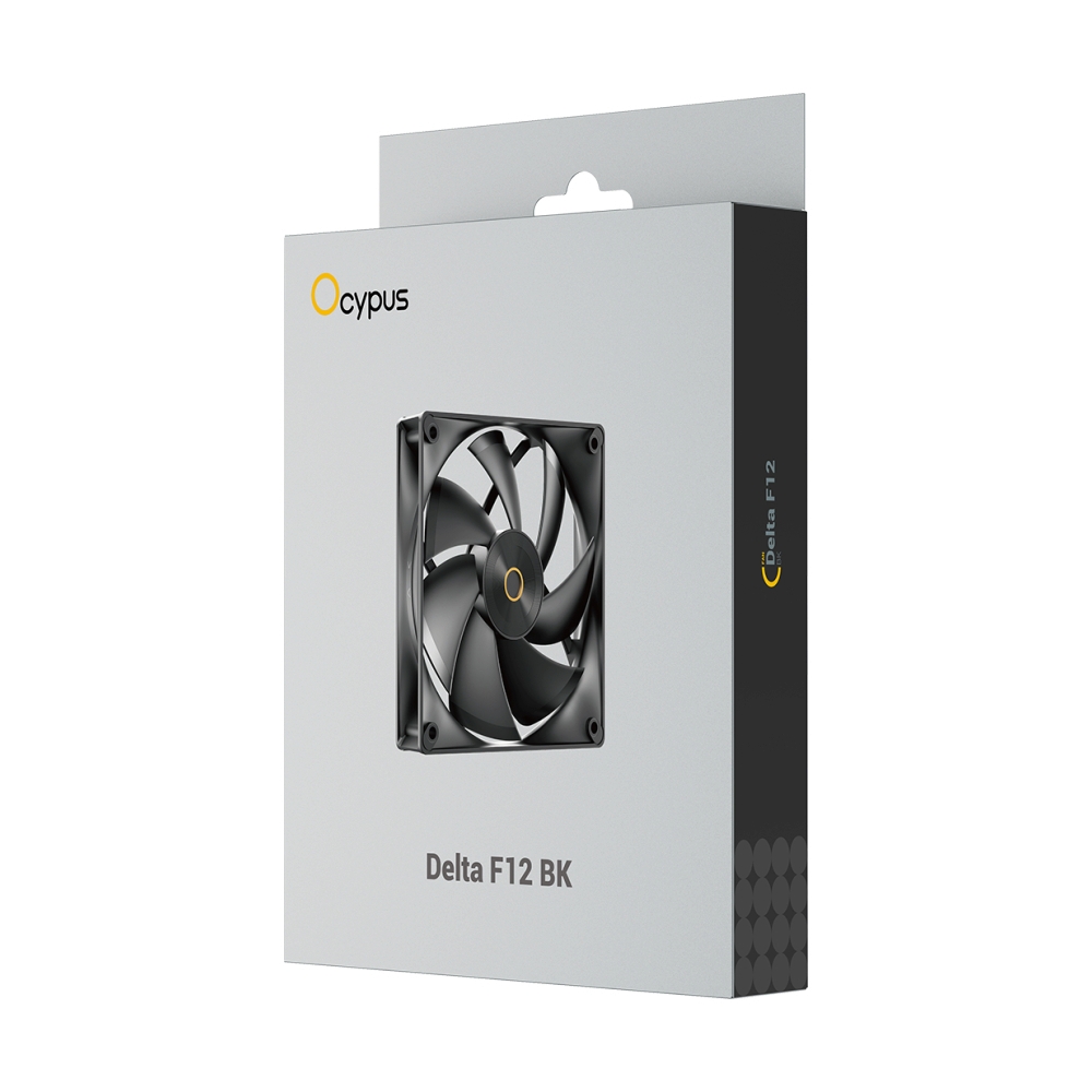 FAN CASE 12CM OCYPUS DELTA F12 BLACK