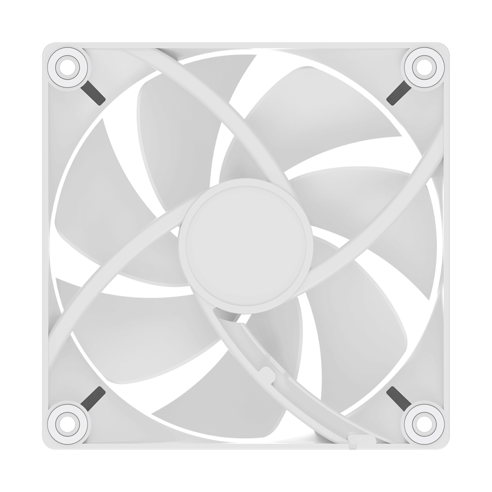 FAN CASE 12CM OCYPUS DELTA F12 WHITE