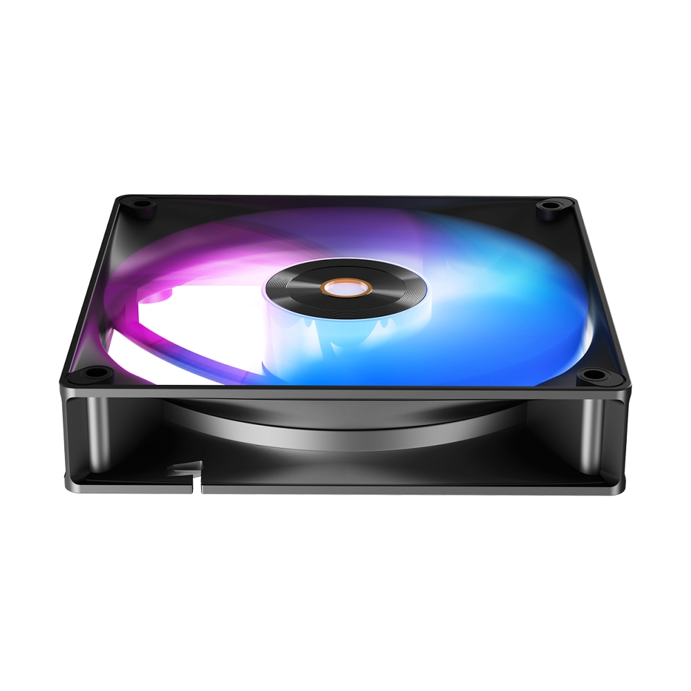 FAN CASE 12CM OCYPUS DELTA F12 BLACK ARGB