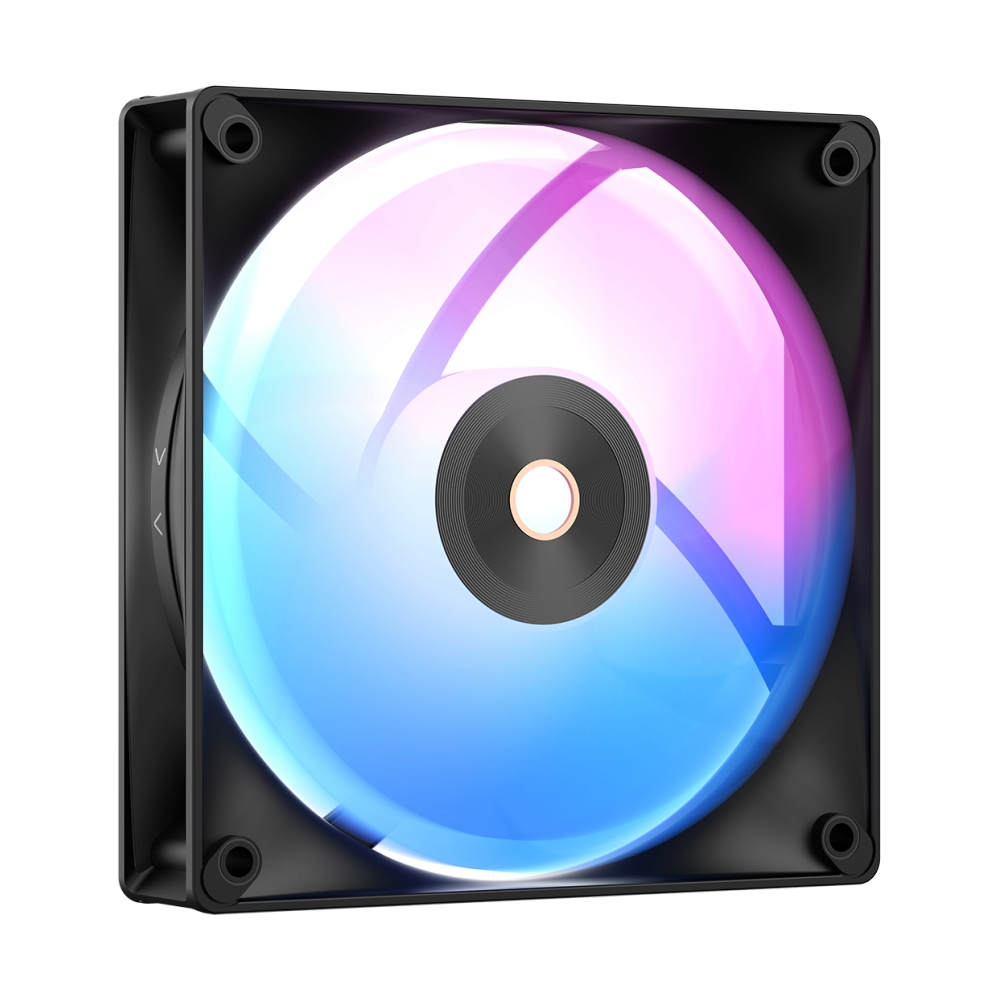 FAN CASE 12CM OCYPUS DELTA F12 BLACK ARGB 3 IN 1