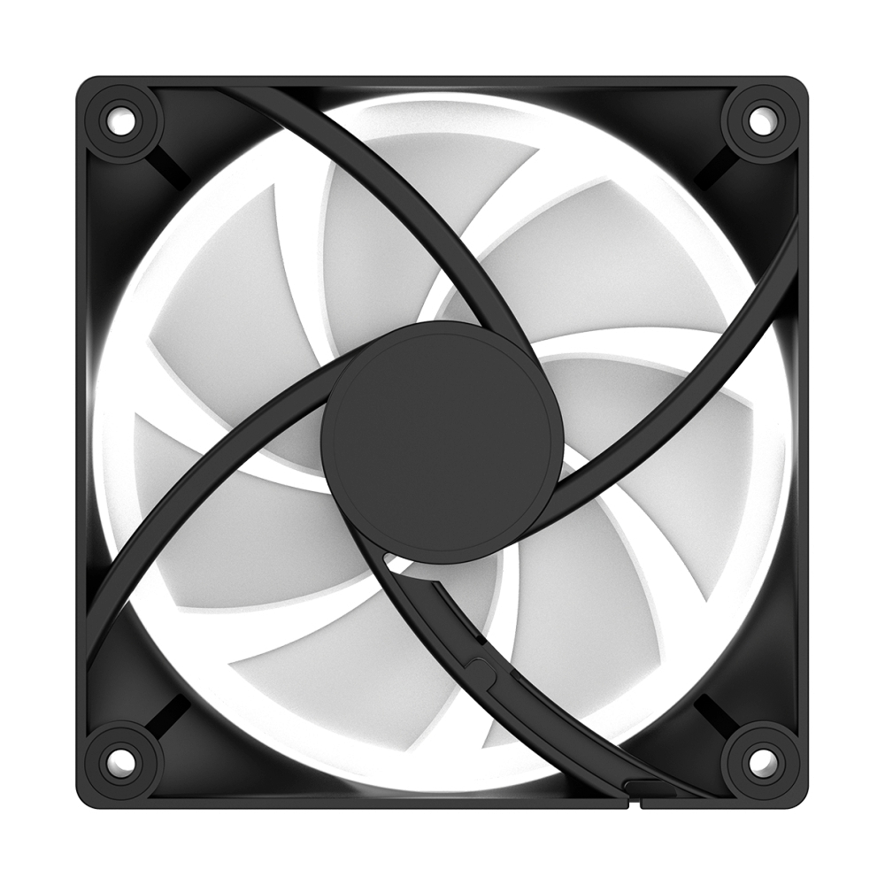FAN CASE 12CM OCYPUS DELTA F12 BLACK ARGB 3 IN 1