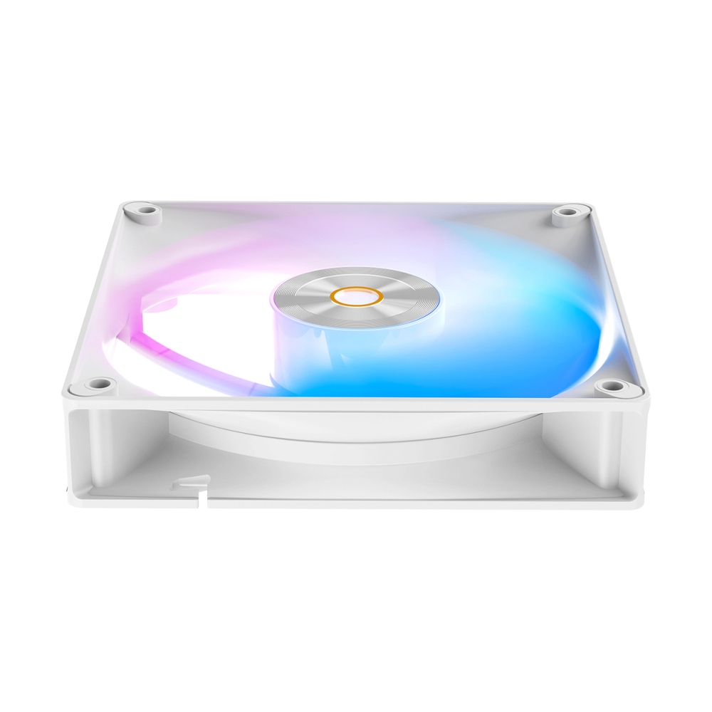 FAN CASE 12CM OCYPUS DELTA F12 WHITE ARGB 3 IN 1