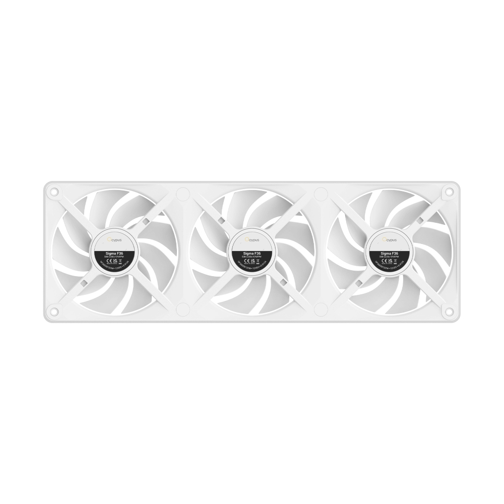 FAN CASE 12CM OCYPUS SIGMA F36 WHITE ARGB