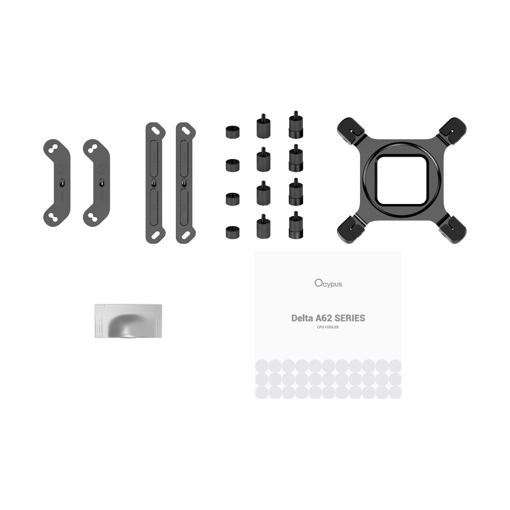 CPU COOLER OCYPUS DELTA A62 WHITE ARGB