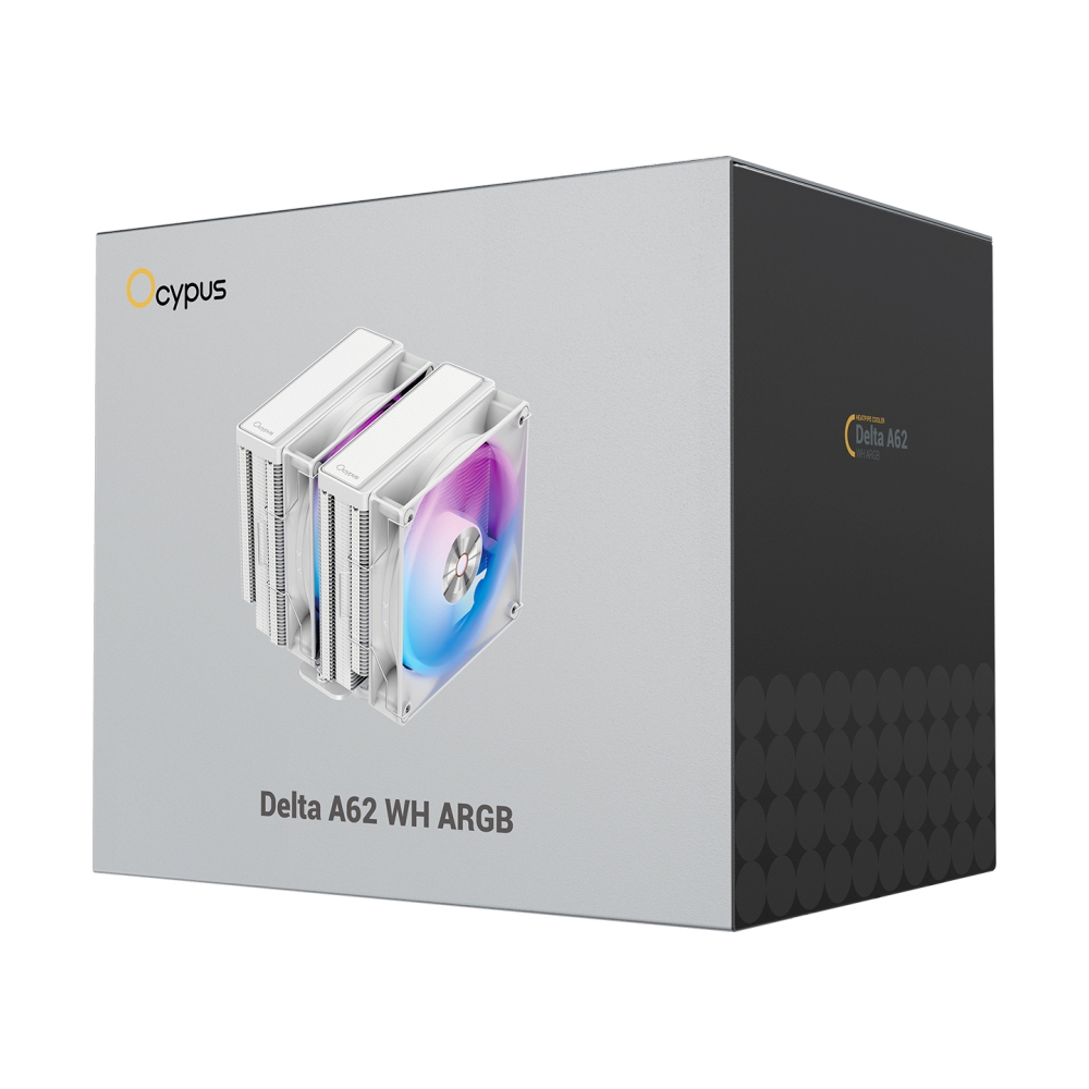 CPU COOLER OCYPUS DELTA A62 WHITE ARGB