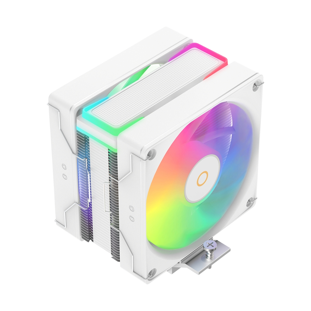 CPU COOLER OCYPUS DELTA A40 SE WHITE DUAL FAN ARGB