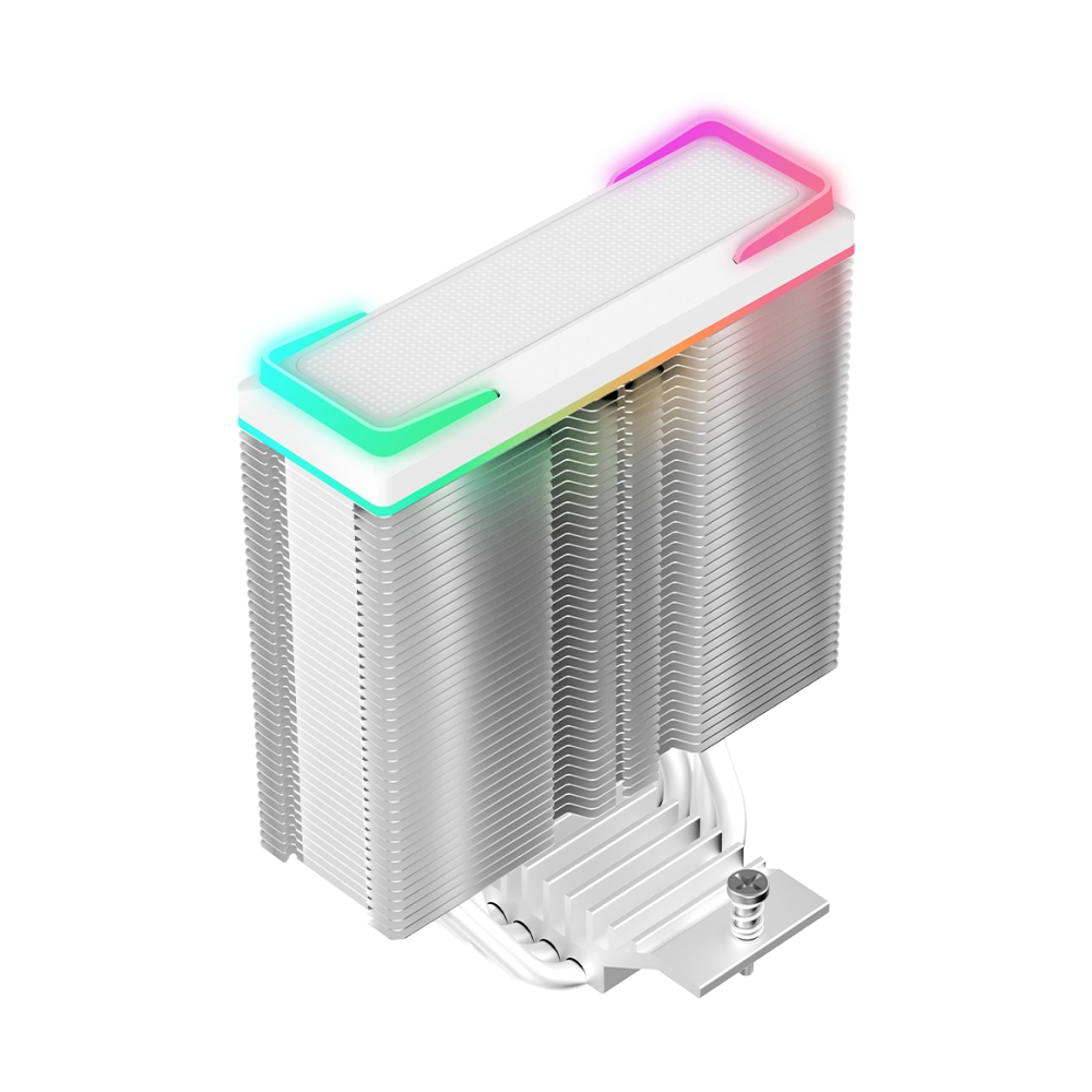 CPU COOLER OCYPUS DELTA A40 SE WHITE DUAL FAN ARGB