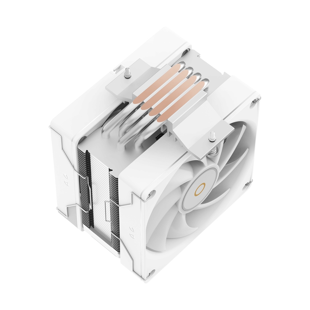 CPU COOLER OCYPUS DELTA A40 SE WHITE DUAL FAN ARGB
