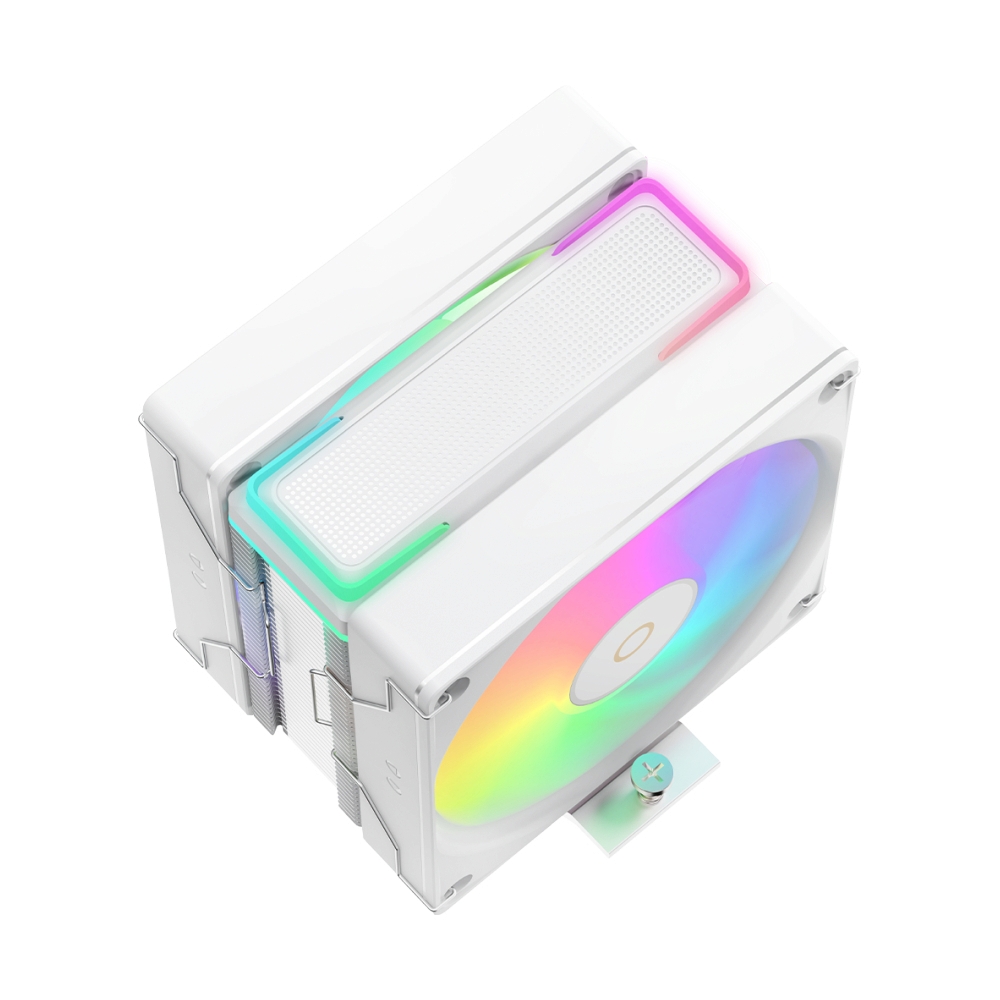 CPU COOLER OCYPUS DELTA A40 SE WHITE DUAL FAN ARGB