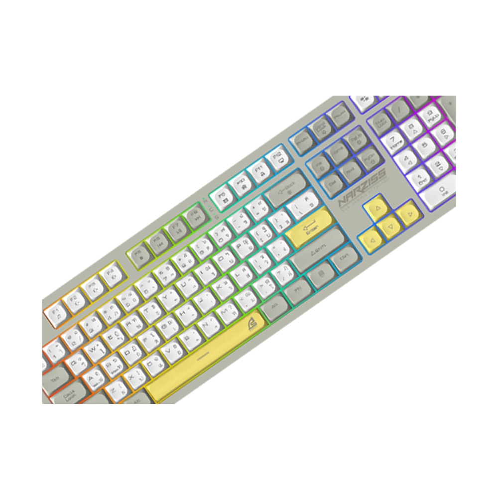 KEYBOARD SIGNO NARZISS KB-734GY (RUBBER SWITCH คีย์บอร์ด)