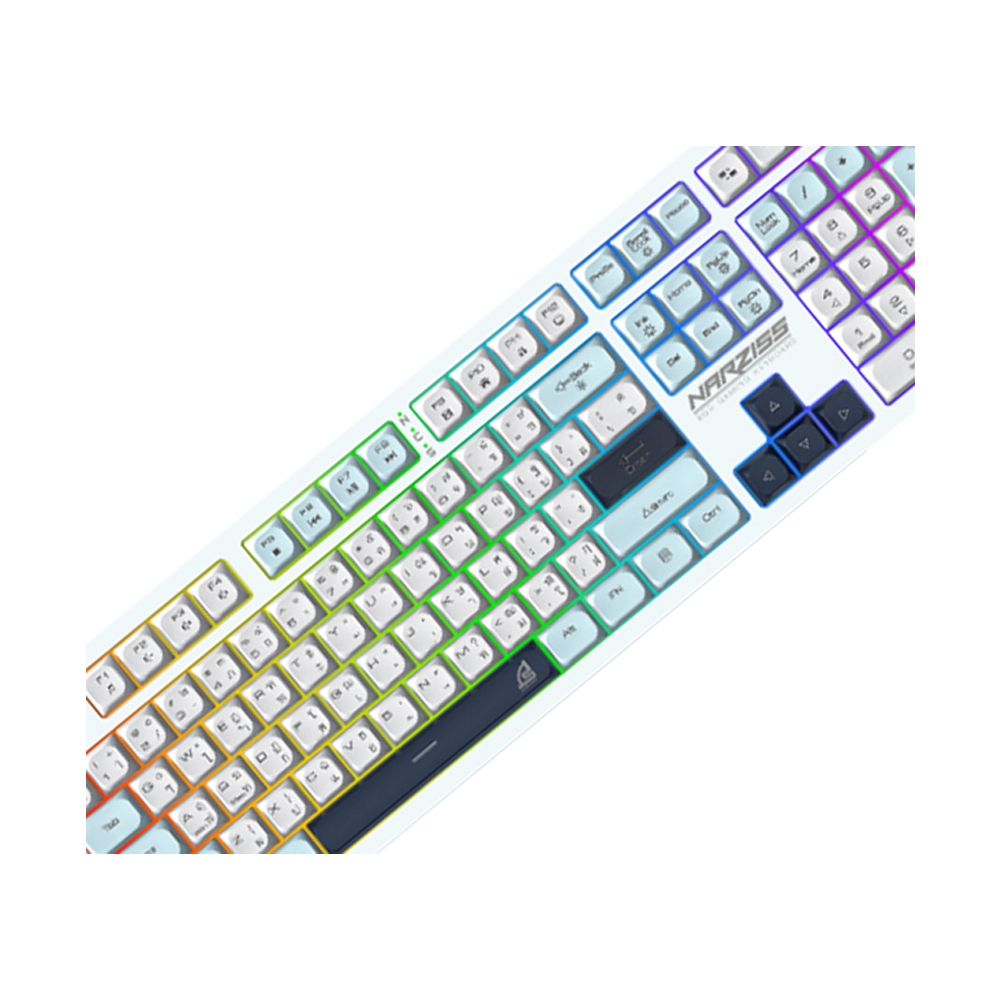 KEYBOARD SIGNO NARZISS KB-734WB (RUBBER SWITCH คีย์บอร์ด)