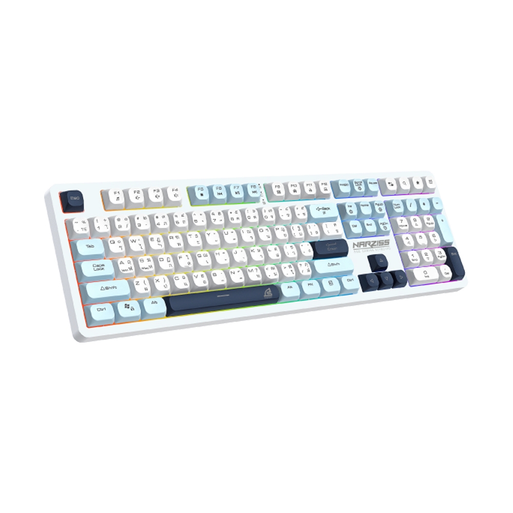 KEYBOARD SIGNO NARZISS KB-734WB (RUBBER SWITCH คีย์บอร์ด)
