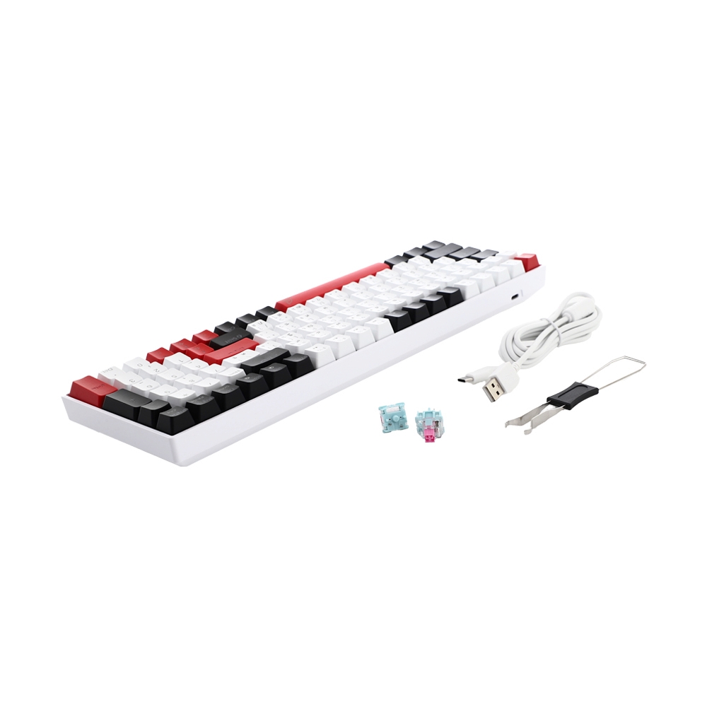 KEYBOARD WIRELESS BLUETOOTH SIGNO MAXXUS KB-740W P (PINK SWITCH คีย์บอร์ด)