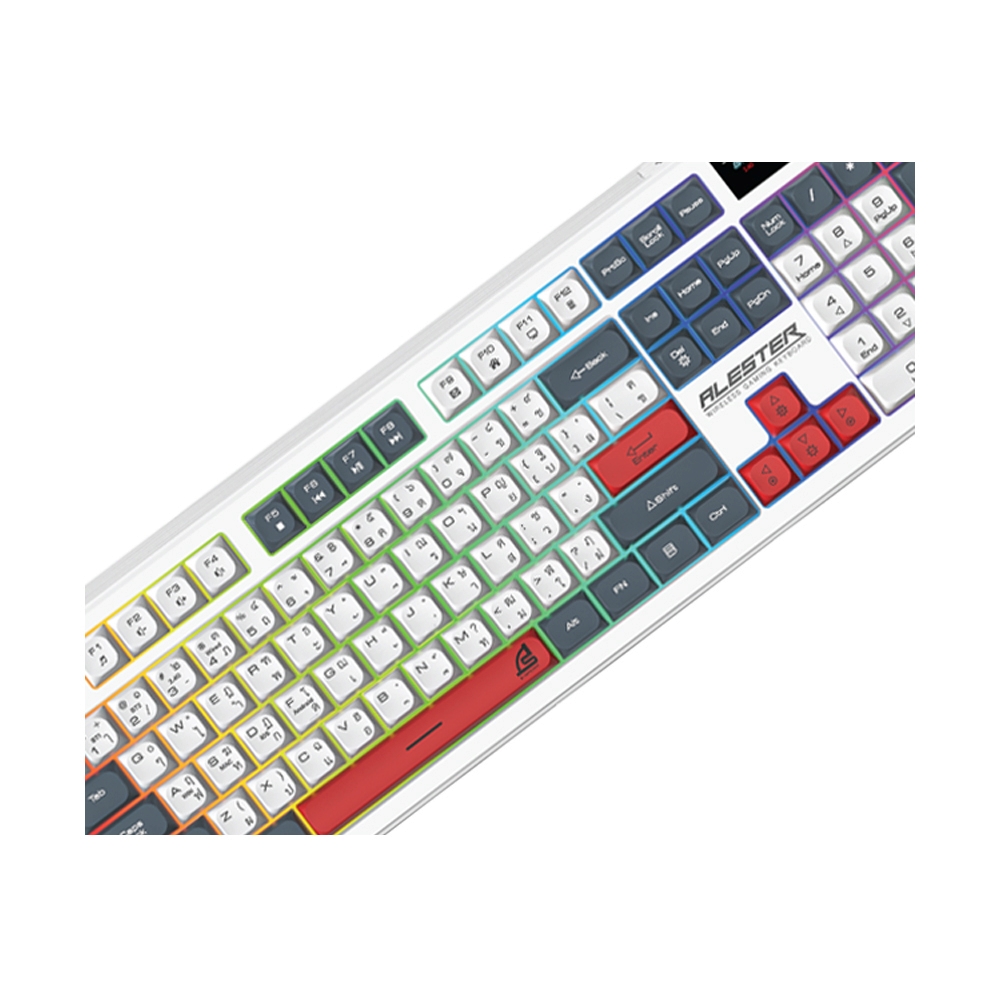 KEYBOARD WIRELESS BLUETOOTH SIGNO ALESTER KB-733W (RUBBER SWITCH คีย์บอร์ด)