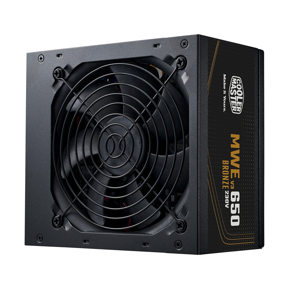 POWER SUPPLY (80+ BRONZE) 650W COOLER MASTER MWE V3 230V (MPE-6501-ACABW-3BEU)