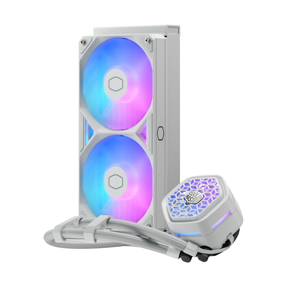 LIQUID COOLING COOLER MASTER MASTERLIQUID 240 ATMOS II VRM FAN ARGB WHITE