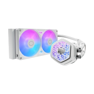 LIQUID COOLING COOLER MASTER MASTERLIQUID 240 ATMOS II VRM FAN ARGB WHITE