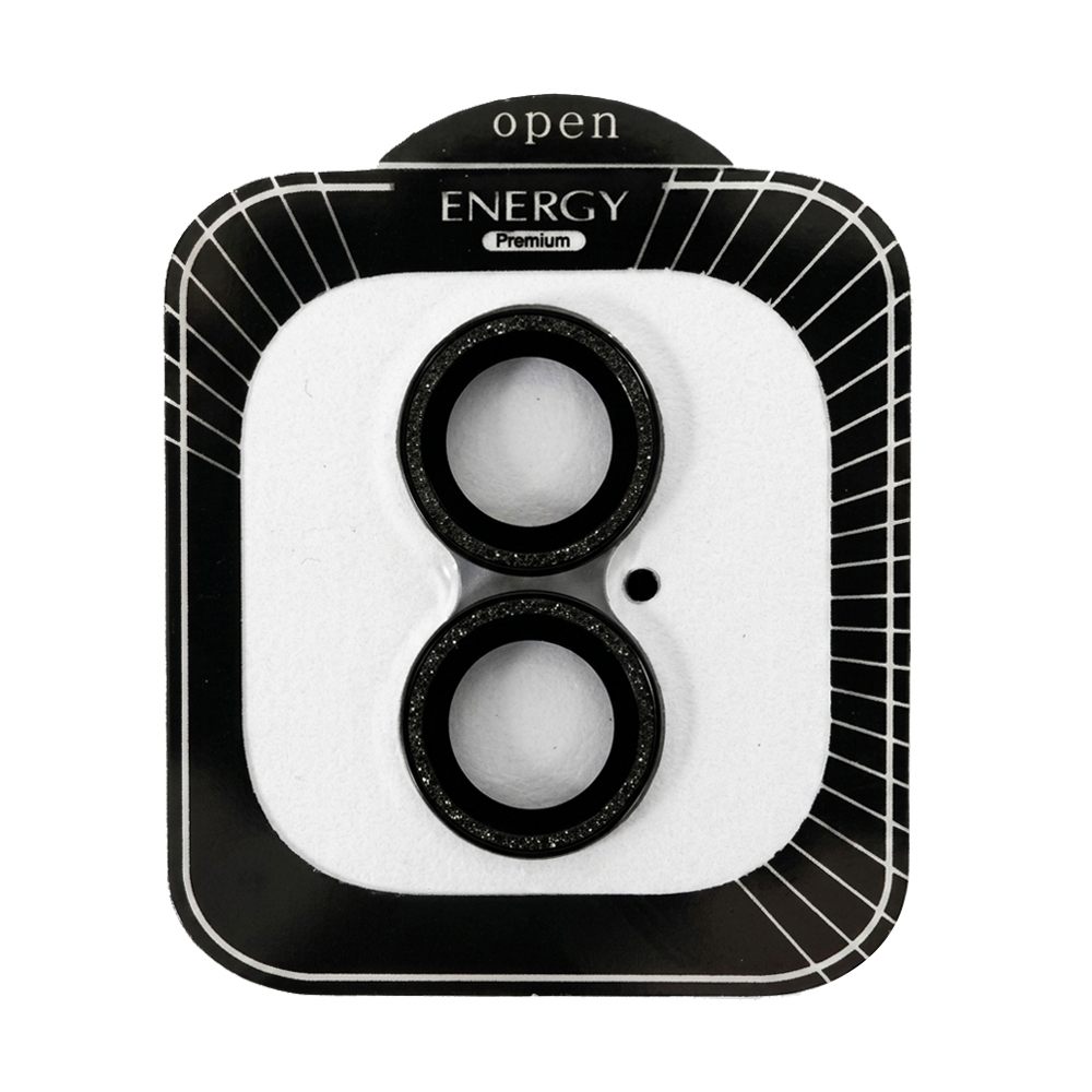 ฟิล์มกล้อง iPhone 17 ENERGY - กากเพชรสีดำ