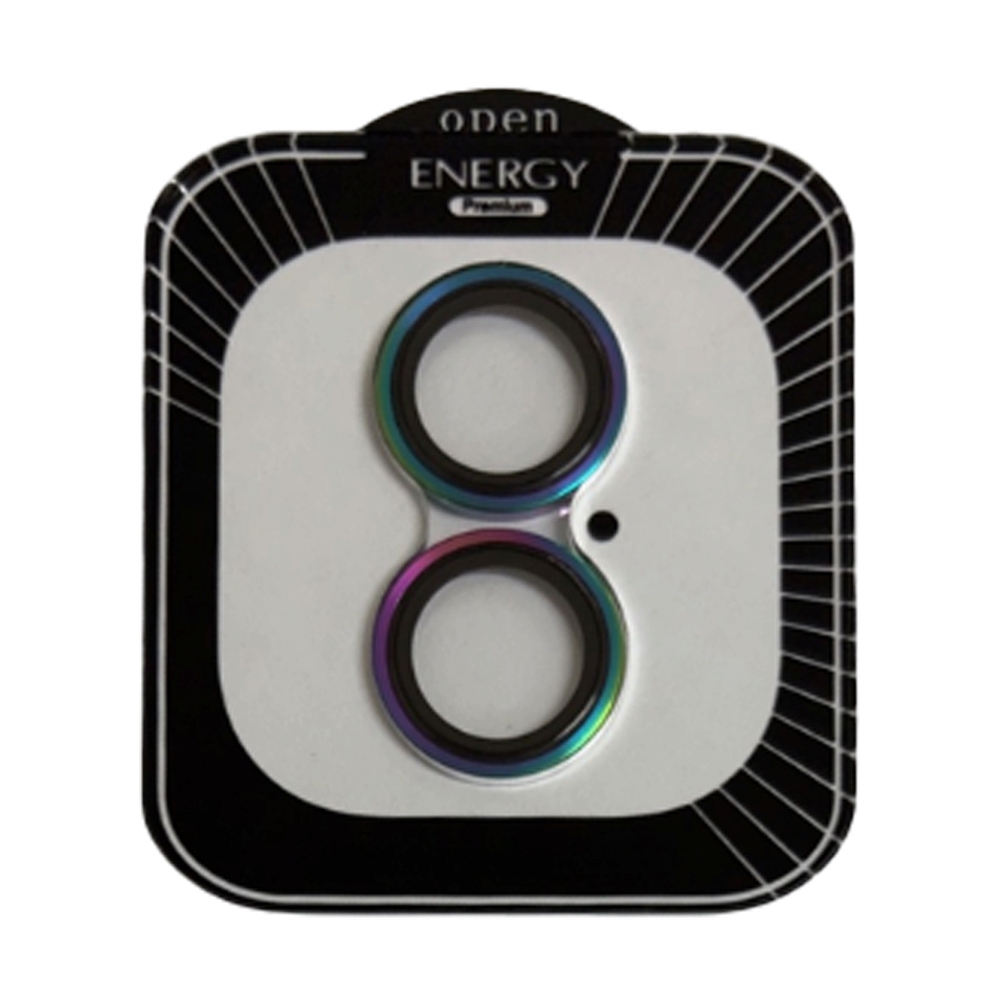 ฟิล์มกล้อง iPhone 16/16 Plus ENERGY - ขอบสีรุ้ง